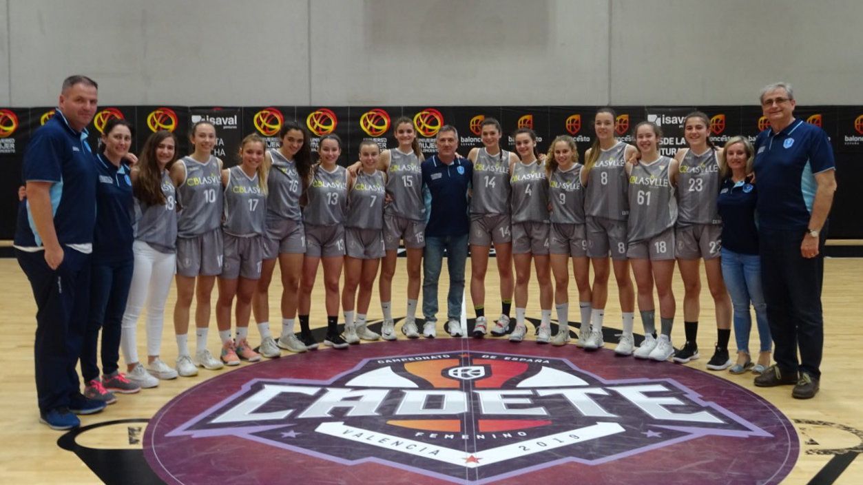 Cadete femenino, 17º de España