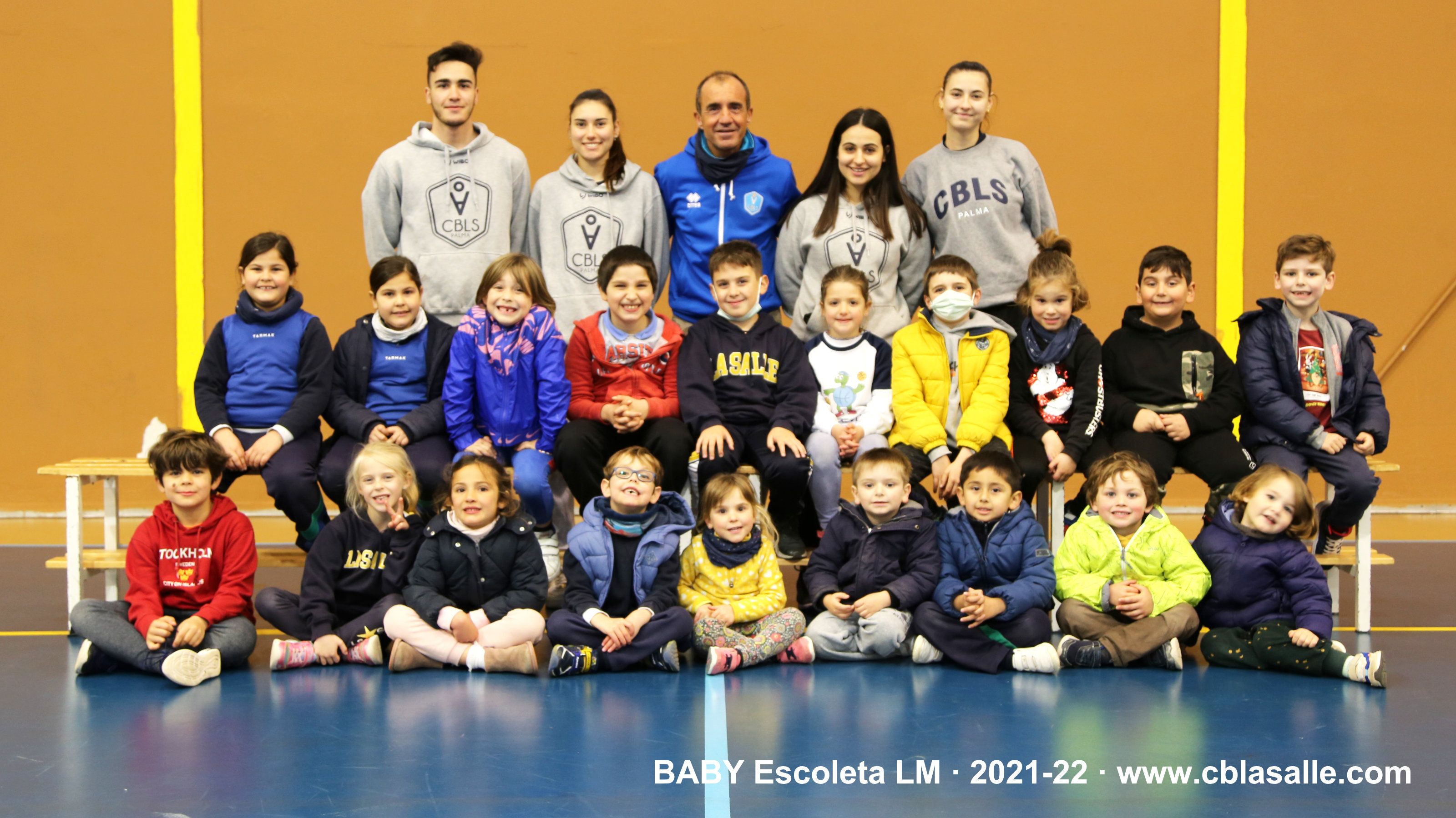 Escuela de baloncesto baby e iniciación, grupo de lunes y miércoles