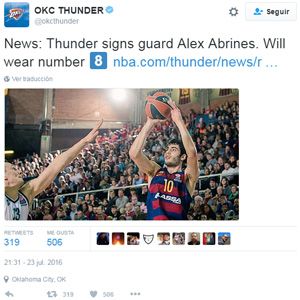 Alex Abrines a la NBA