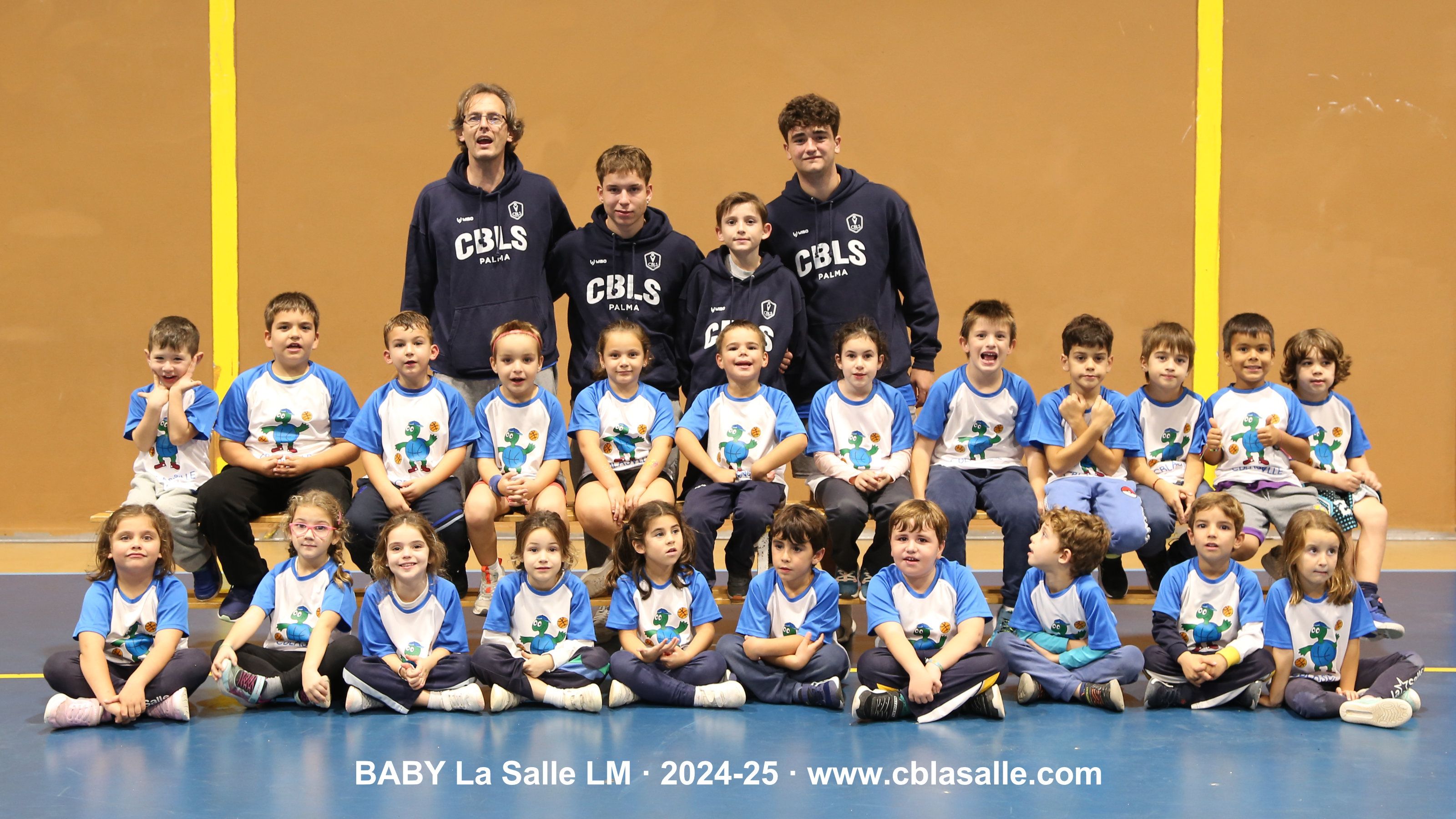 Escuela de baloncesto baby e iniciación, grupo de lunes y miércoles