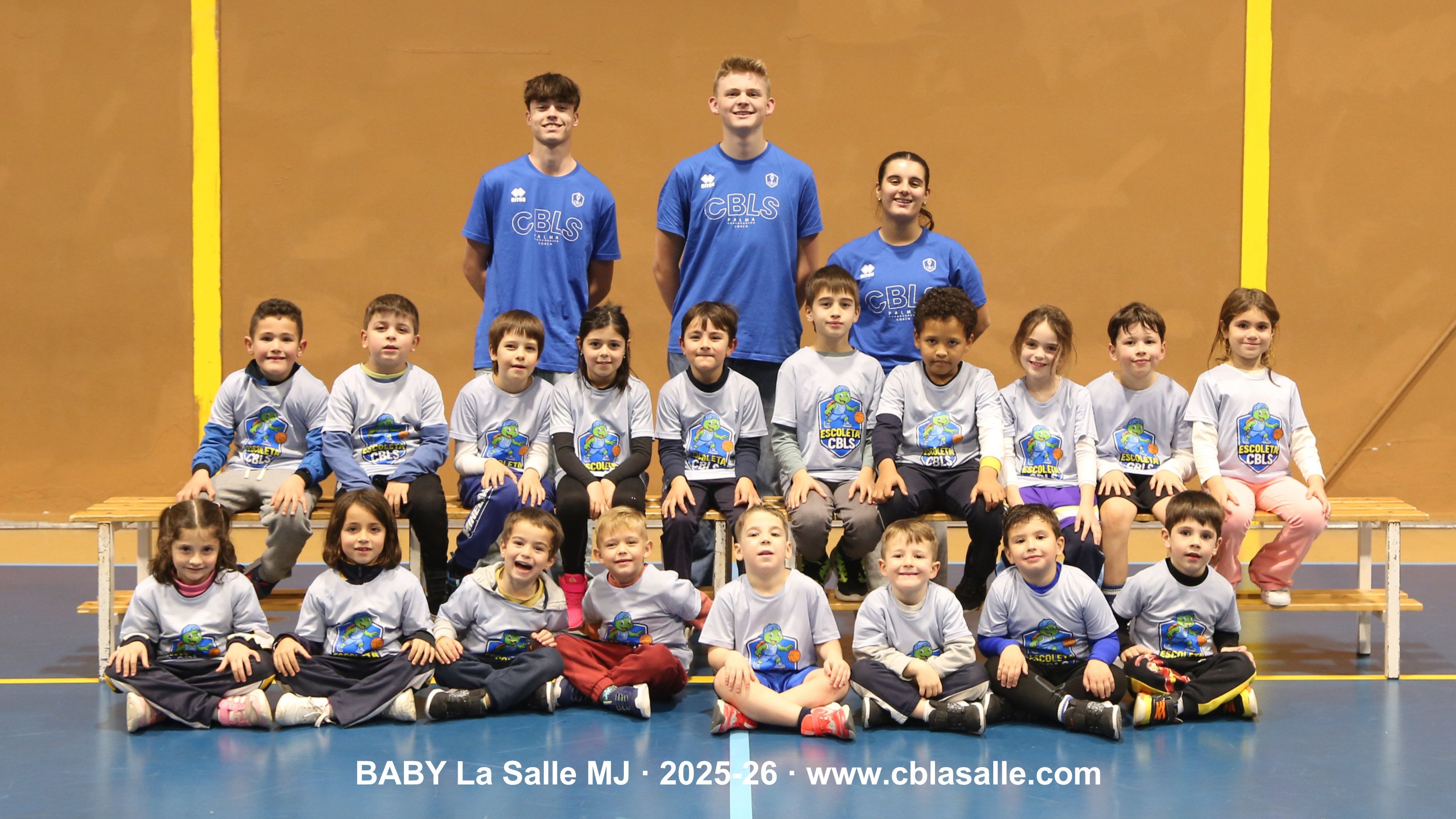 Escuela de baloncesto baby e iniciación, grupo de martes y jueves