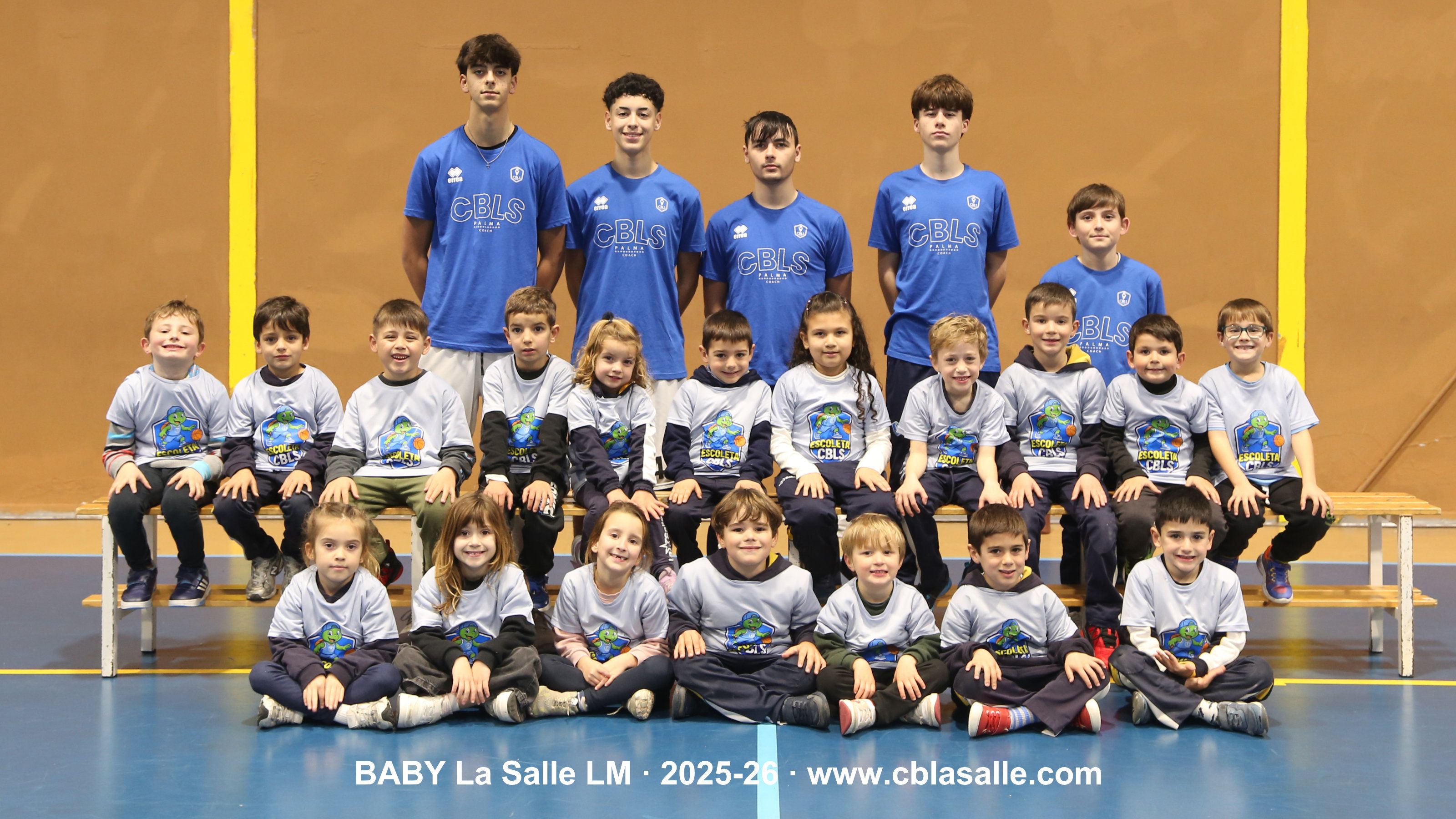 Escuela de baloncesto baby e iniciación, grupo de lunes y miércoles
