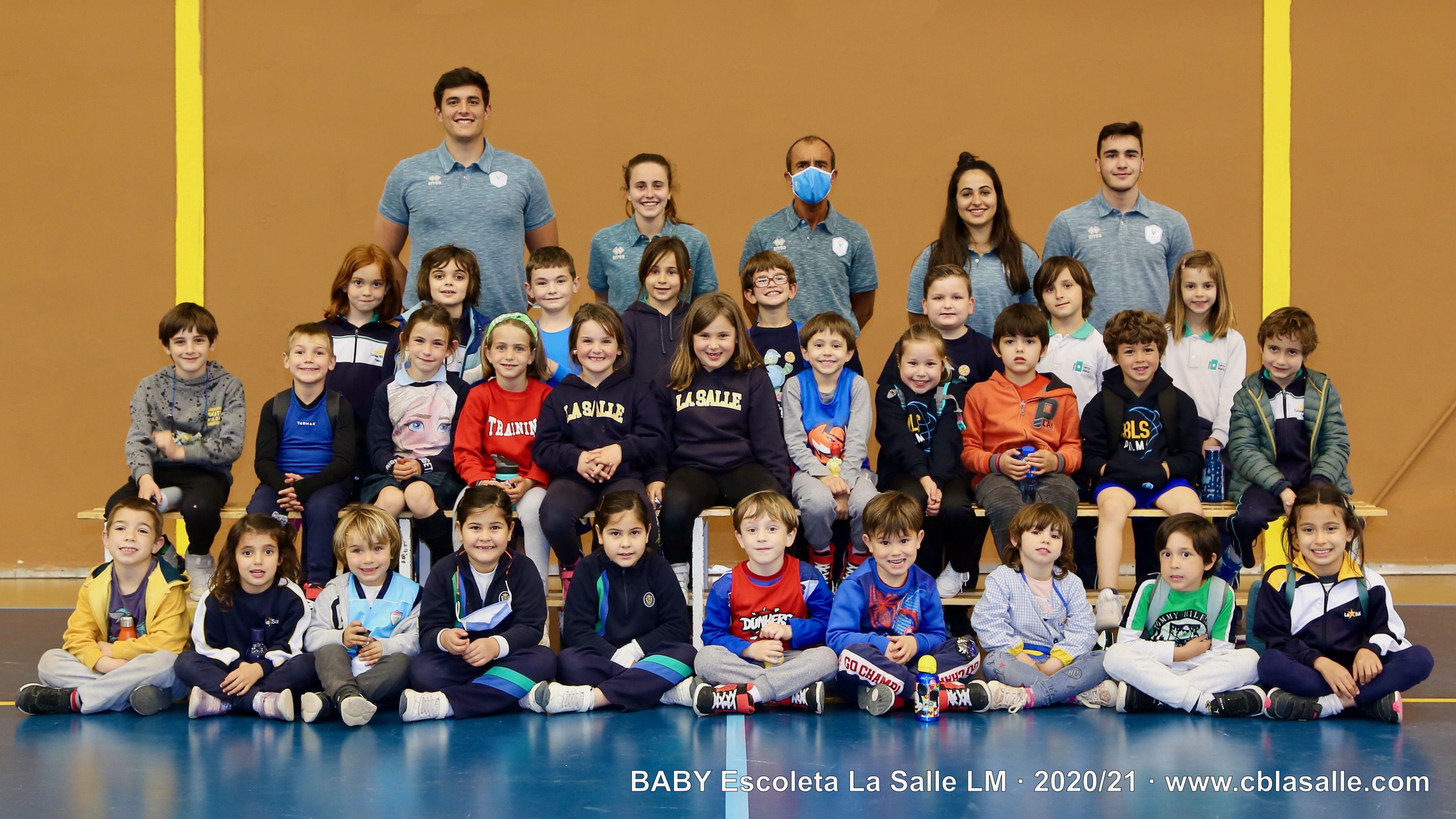Escuela de baloncesto baby e iniciación, grupo de lunes y miércoles