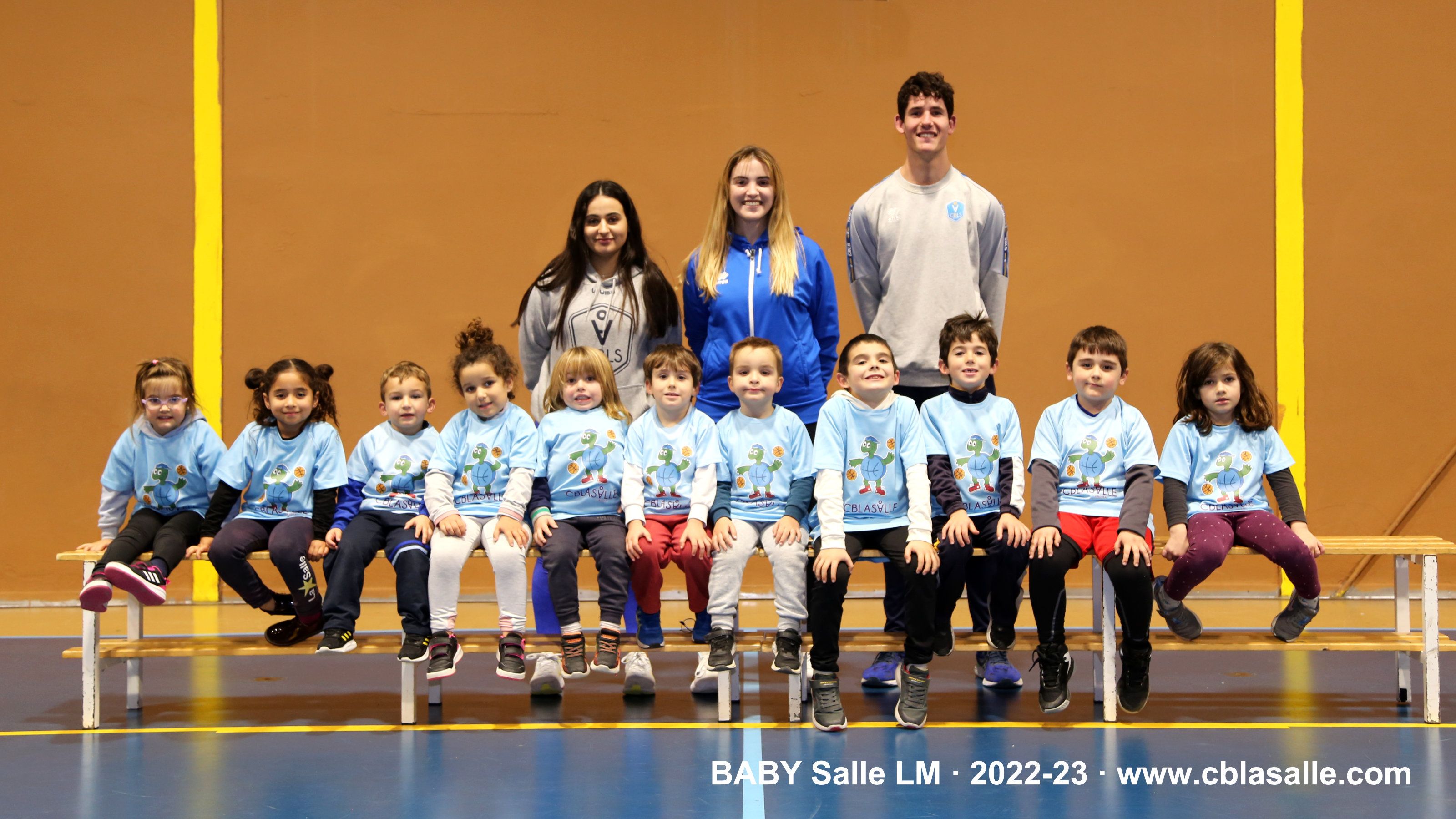Escuela de baloncesto baby e iniciación, grupo de lunes y miércoles