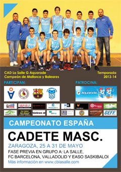 Campeonato España Cadete Masc. 2014